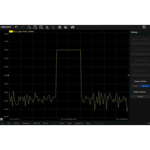 SIGLENT SNA6000-PM Software Option for Pulse Measurement SIGLENT SNA6000-PM Software Option for Pulse Measurement