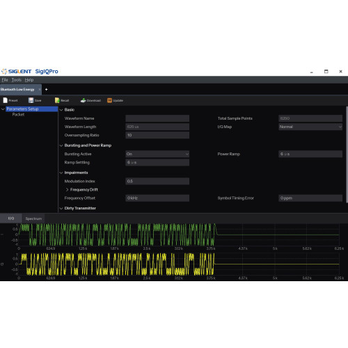 SIGLENT SigIQPro-BT Bluetooth Signals Generation Software SIGLENT SigIQPro-BT Bluetooth Signals Generation Software