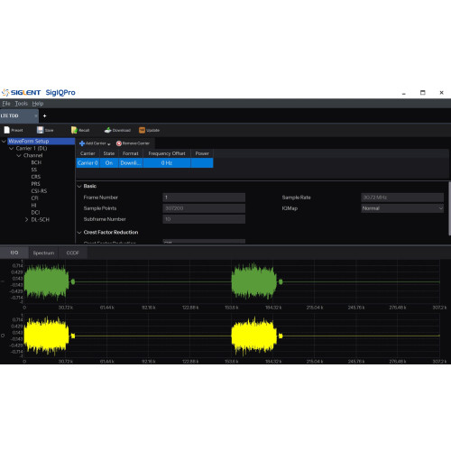 SIGLENT SigIQPro-LTE TDD Wireless Communication Protocol Signal Playback for SSG6082A-V SIGLENT SigIQPro-LTE TDD Wireless Communication Protocol Signal Playback for SSG6082A-V
