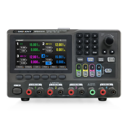 SIGLENT SPD4121X 4 Channels DC Power Supply 12V/10A, 285W