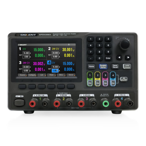 SIGLENT SPD4306X 4 Channels DC Power Supply 30V/6A, 400W