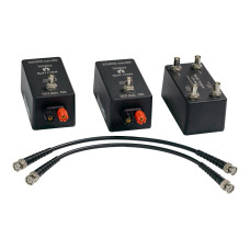TekBox DC-LISN-Combo1C Kit includes 2x TBOH01, 1x TBLM02, 1x BNC Termination, 1x RG58, 2x RG223