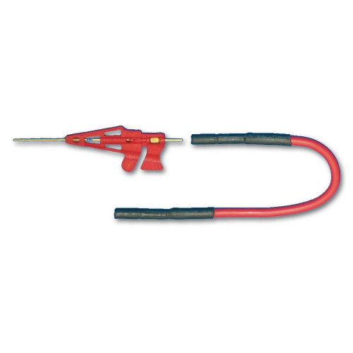 Testec 21080 Clip Micro IC, rosso, connessione a punta Testec 21080 Clip Micro IC, rosso, connessione a punta