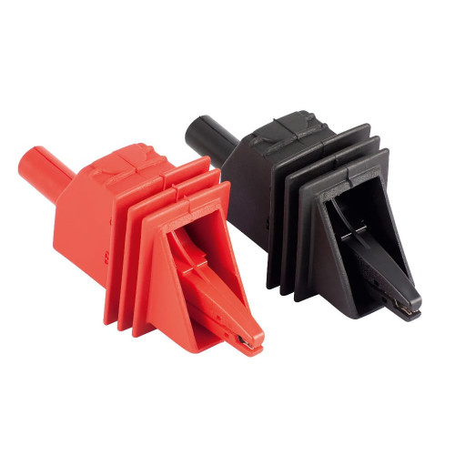 Testec TT-SI GR3 Crocodile Clips 5kV red and black Testec TT-SI GR3 Crocodile Clips 5kV red and black