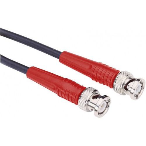 Testec 81012 BNC-Verlängerungskabel RG58, 0.5m, rot Testec 81012 BNC-Verlängerungskabel RG58, 0.5m, rot