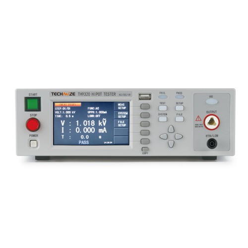 TECHMIZE TH9320, Hipot Tester, AC 5000V 20mA, DC 6000V 10mA, Insulation Resistance: 1MW-9999MW 
