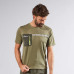 U-Power FU248BO T-Shirt burnt olive with zip pocket