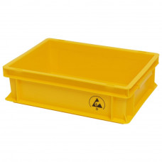Warmbier 5311.05 Yellow ESD case, 300x200x120mm