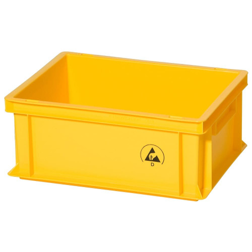 Warmbier 5311.14 Yellow ESD case, 400x300x170mm