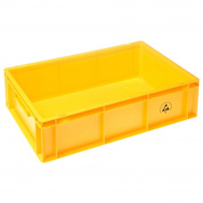 Warmbier 5311.34 Yellow ESD case, 600x400x170mm