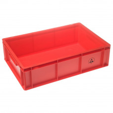 Warmbier 5311.34 Red ESD case, 600x400x170mm
