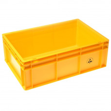 Warmbier 5311.42 Yellow ESD case, 600x400x220mm