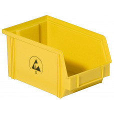 Warmbier 5321.Y.3Z ESD Storage Box Yellow, 350x200x145mm
