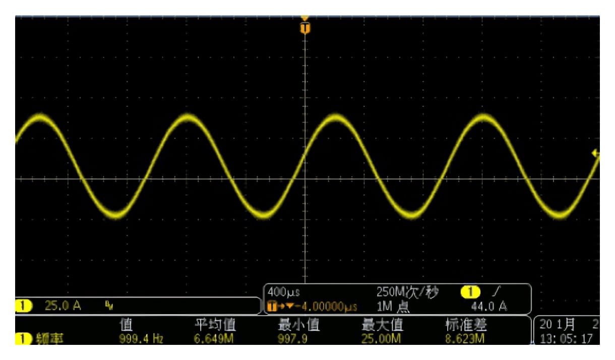 Programmazione analogica esterna - 1kHz