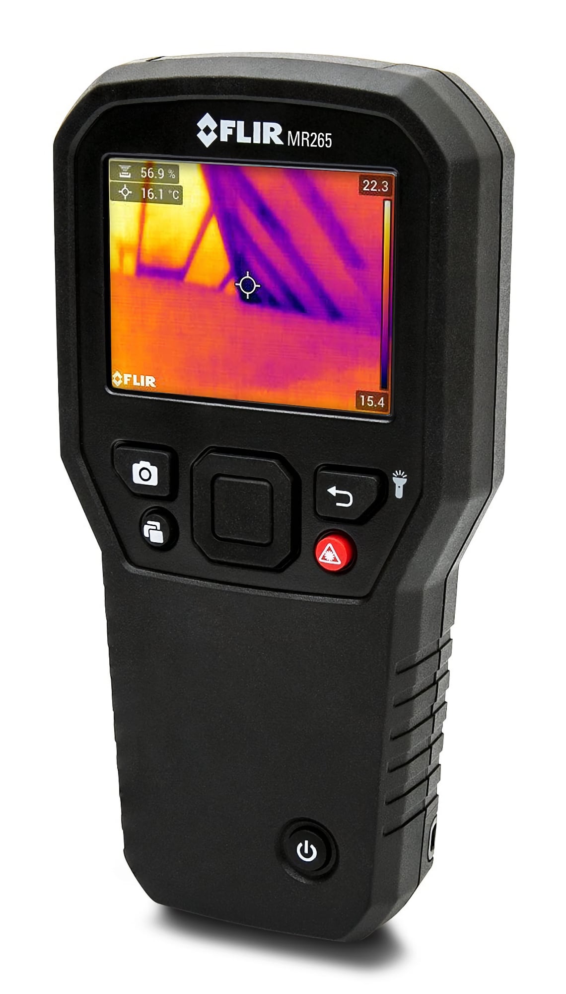 FLIR MR265 provides thermal imaging and pin and pin less moisture detection