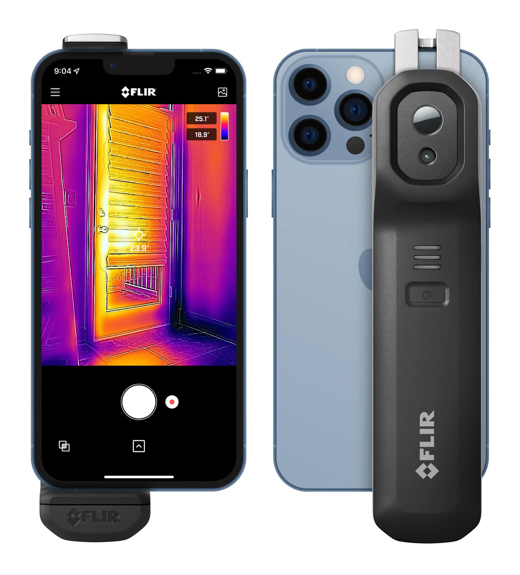 FLIR ONE Edge Pro front and back