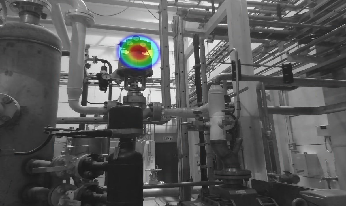 FLIR Si124 can detect any pressurized gas leak
