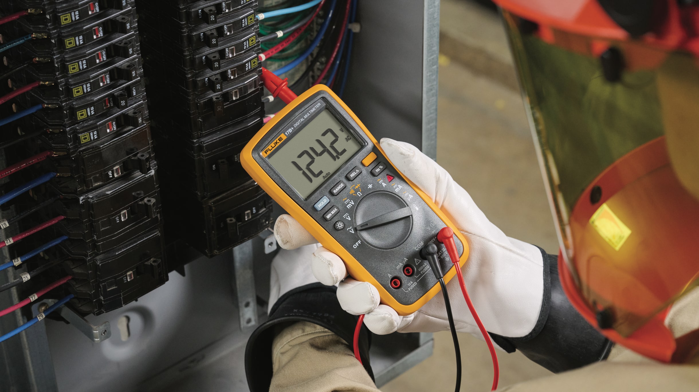 Fluke 17B+ display detail