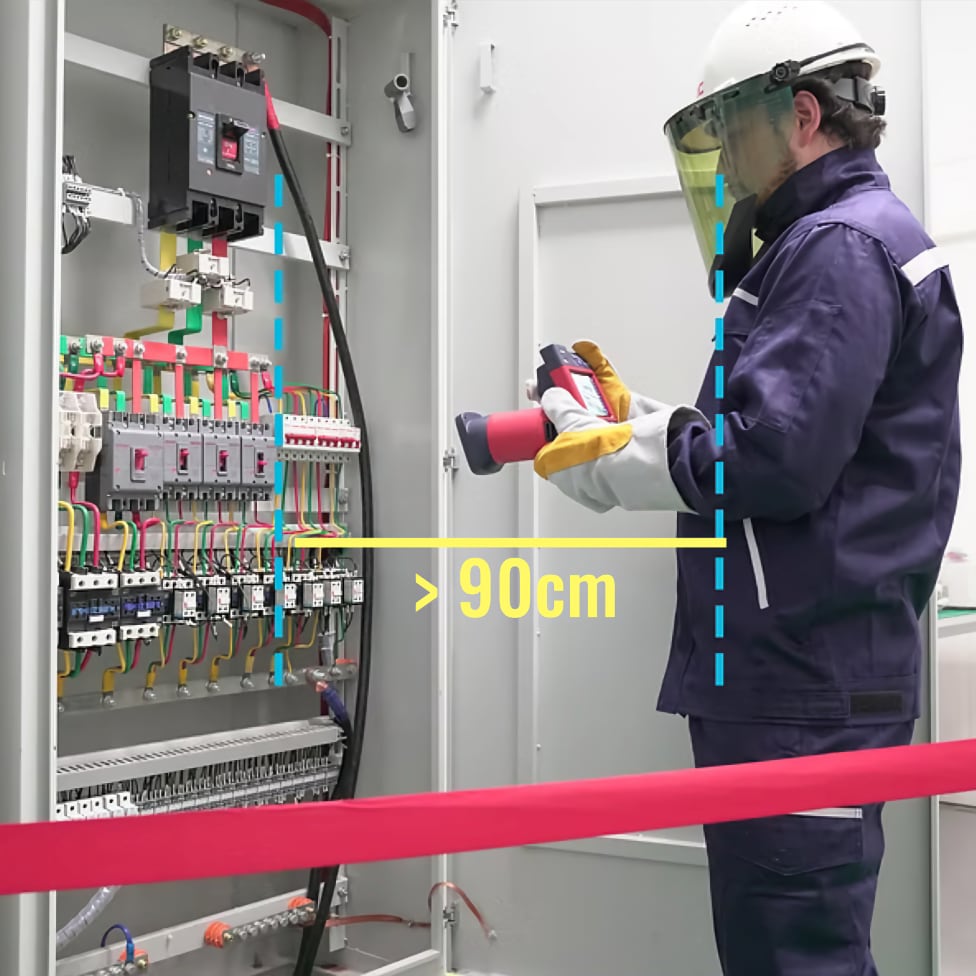 H-Flex enables inspection from over 90 cm