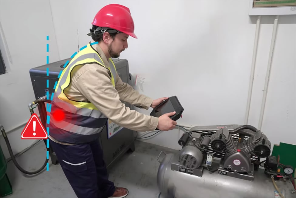 Traditional inspections require forward bending