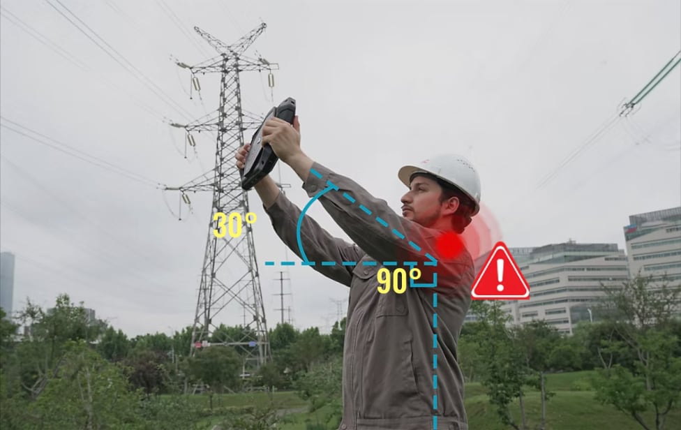 Traditional methods require 90° arm elevation