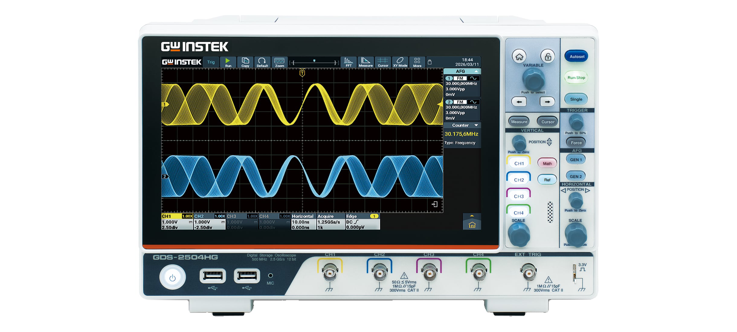 GW Instek GDS-2000HD/HG slide 4
