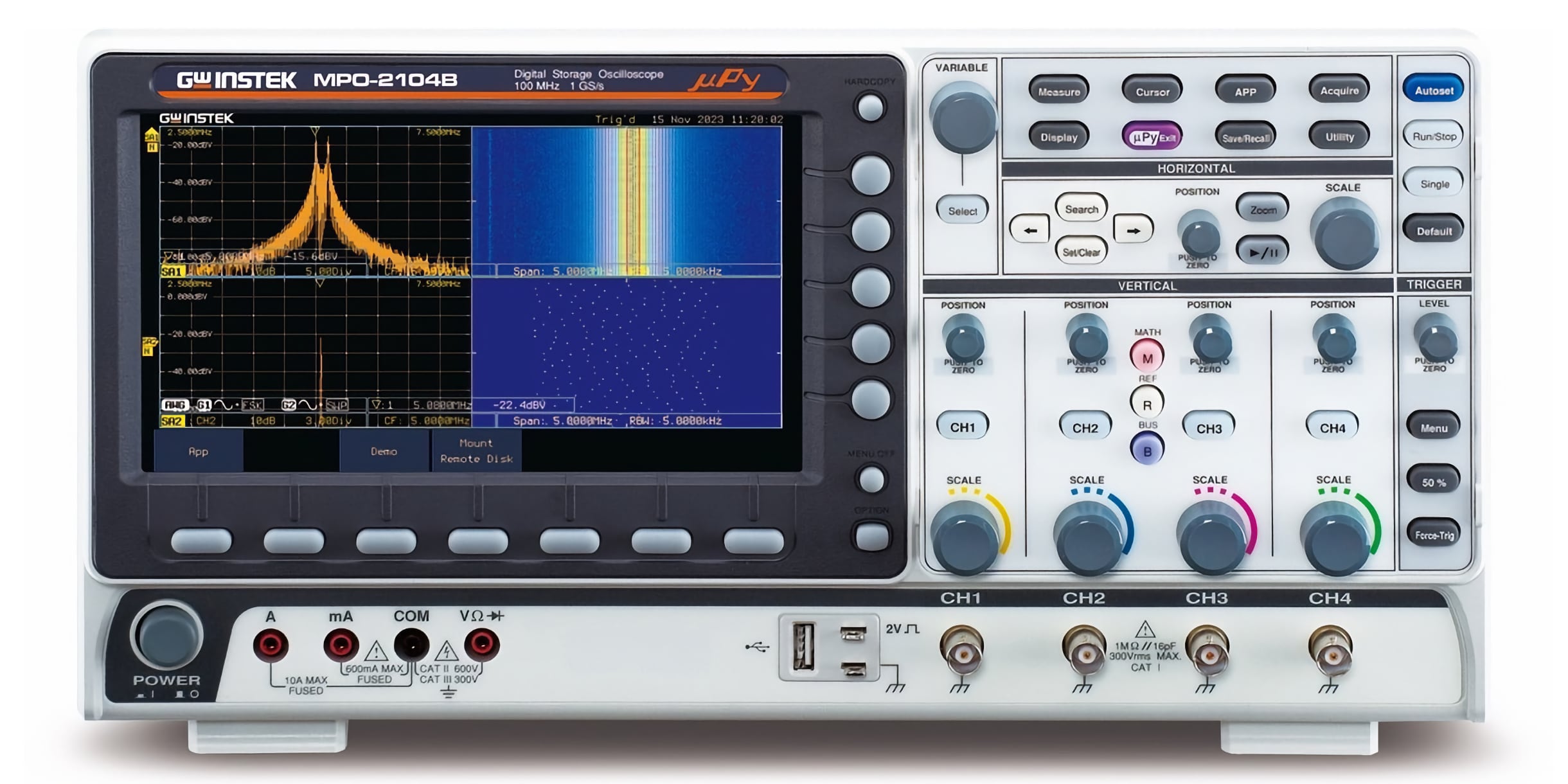 GW Instek MPO-2104B Oscilloscope