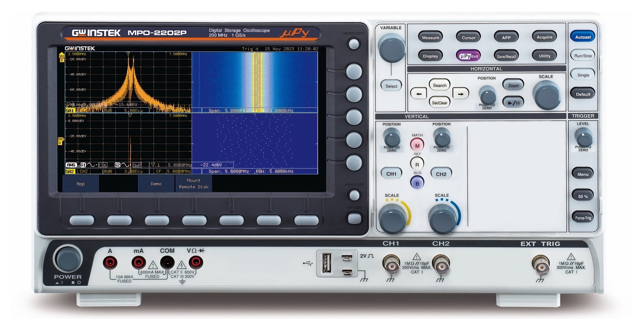 GW Instek MPO-2202P Oscilloscope