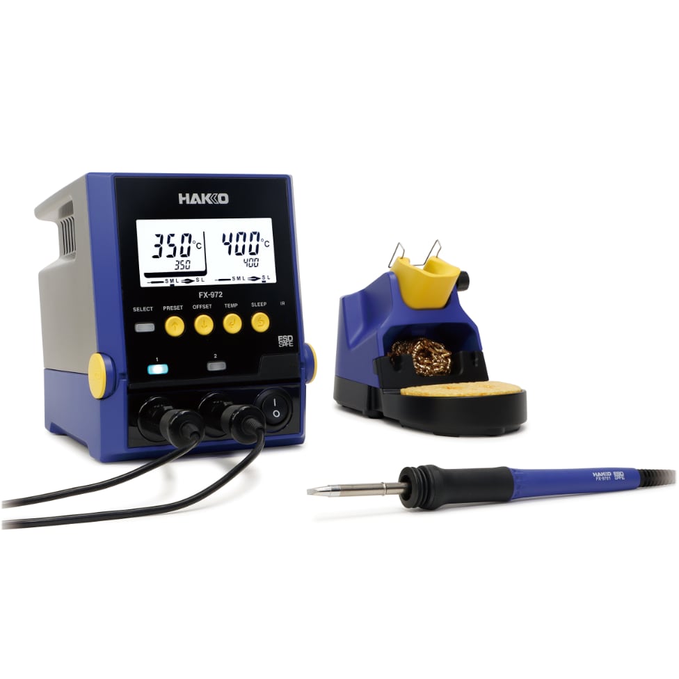 Hakko FX-972 - 2-Port Soldering Station