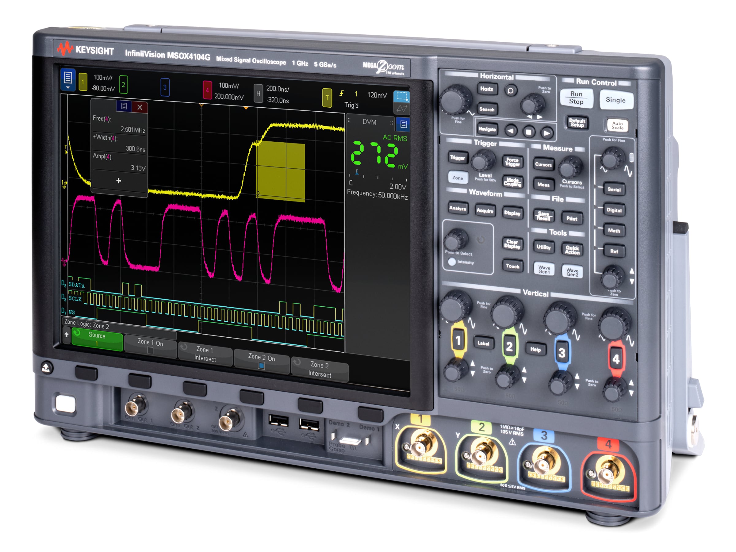 KEYSIGHT MSOX4104G Front Right Side