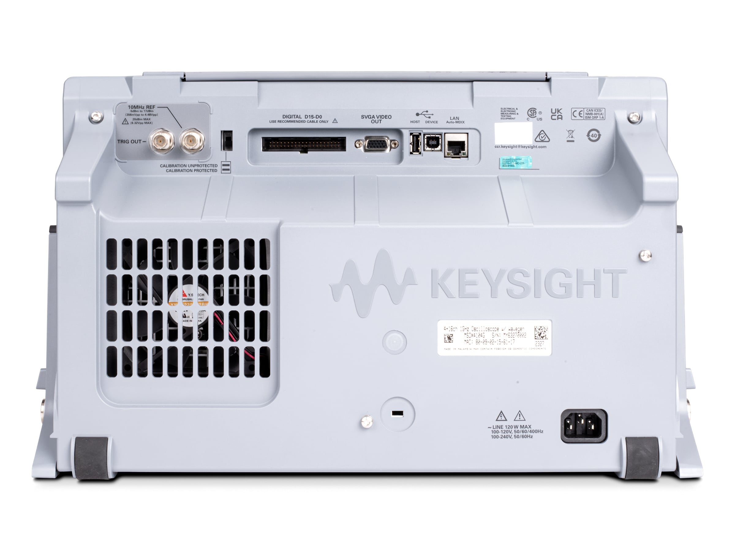 KEYSIGHT MSOX4104G Back