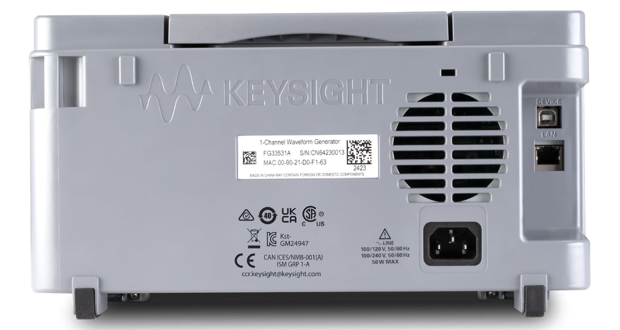 FG33531A Output connectors