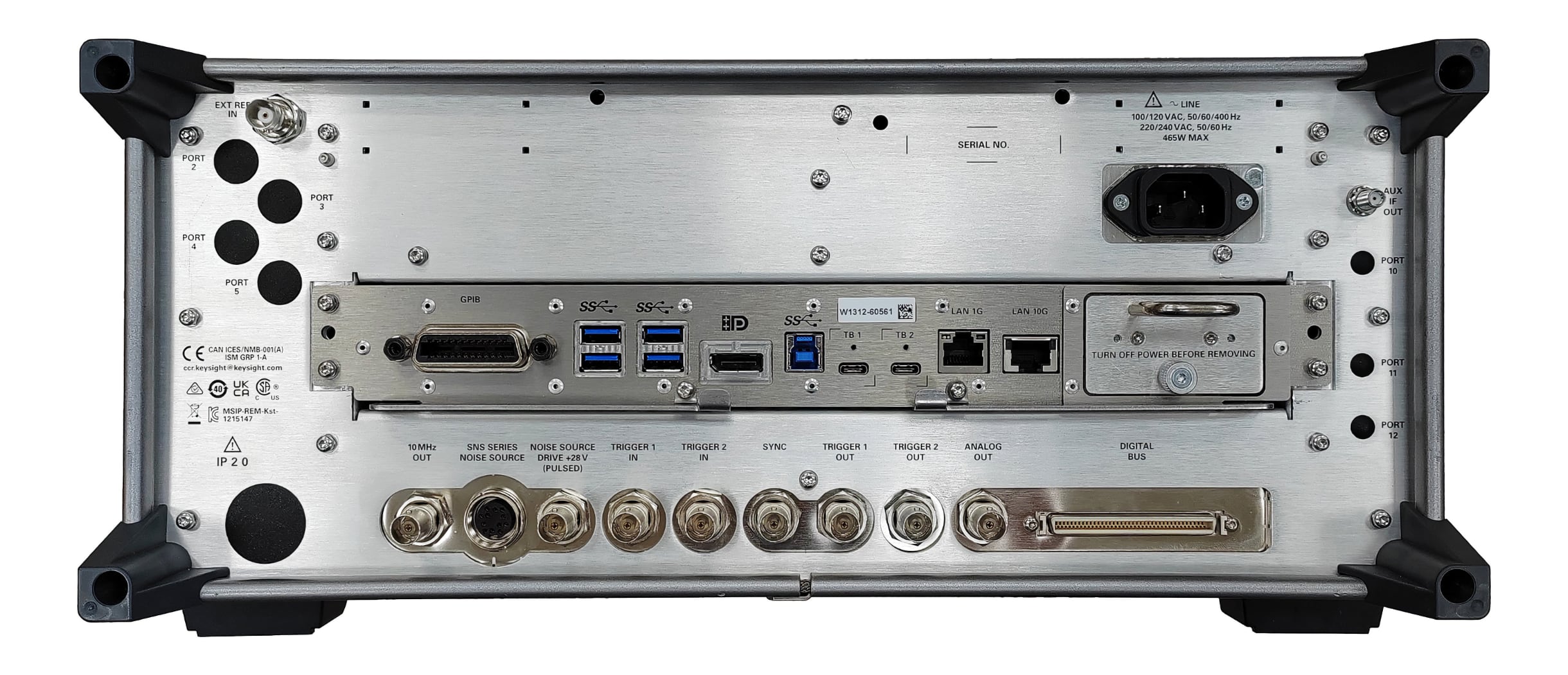 Connettività e interfacce del N9010B