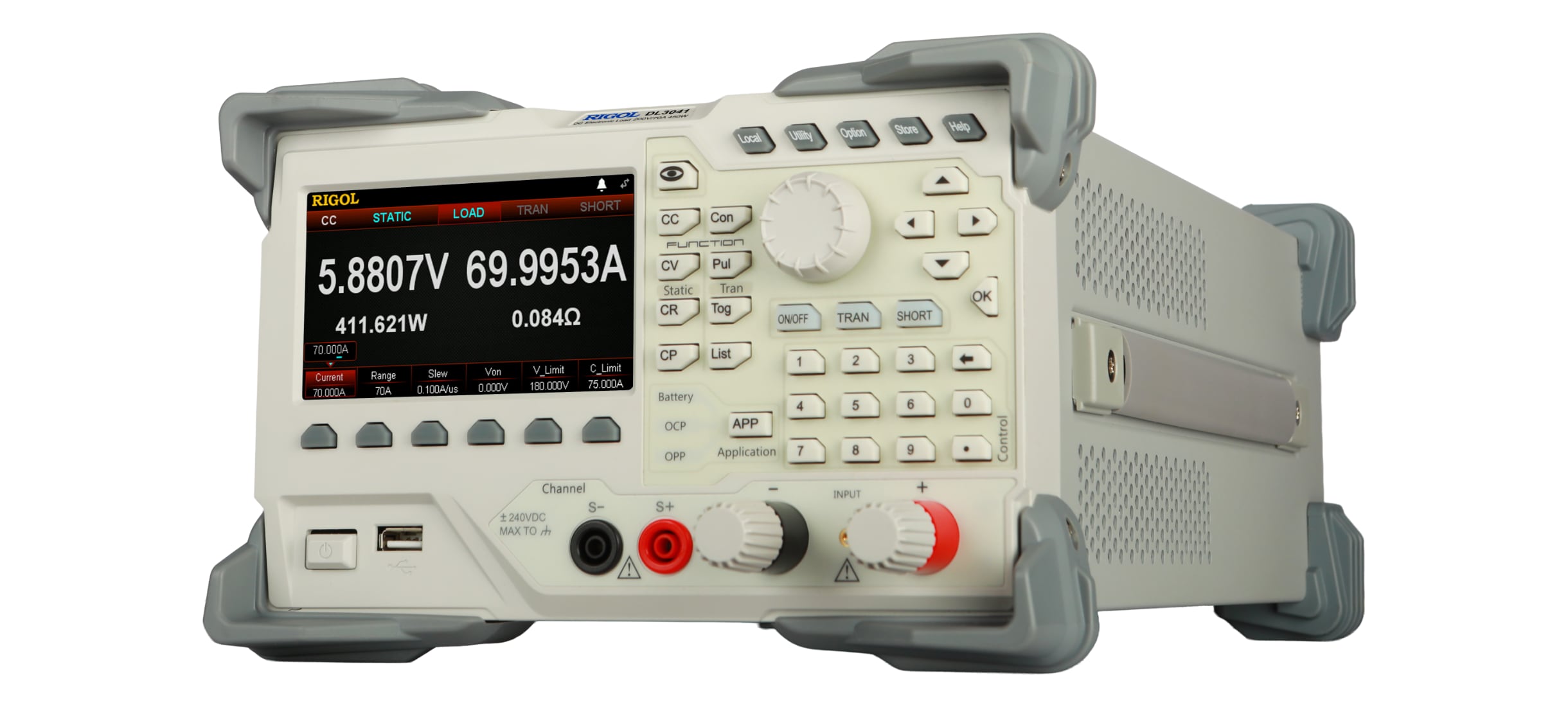 Display e interfaccia del DL3041