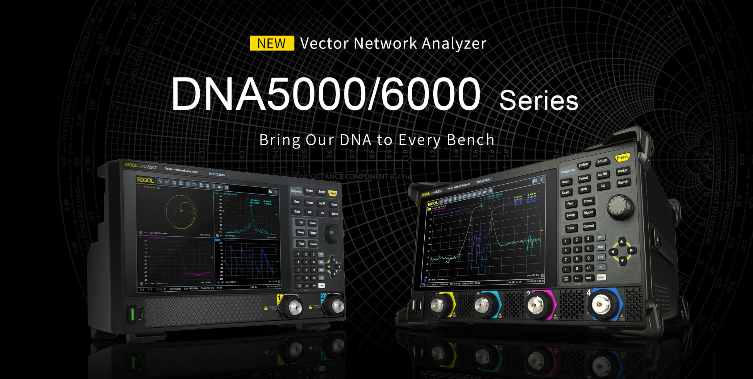 Rigol DNA5000 and DNA6000 Series Vector Network Analyzers