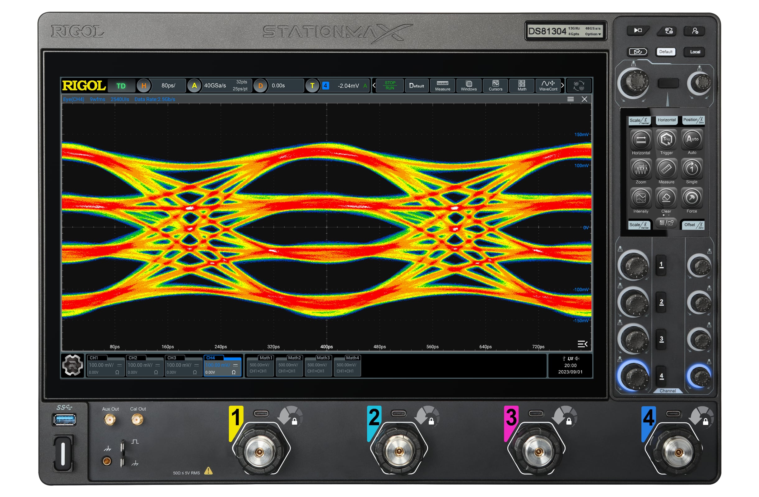 DS80000 - Vista frontale
