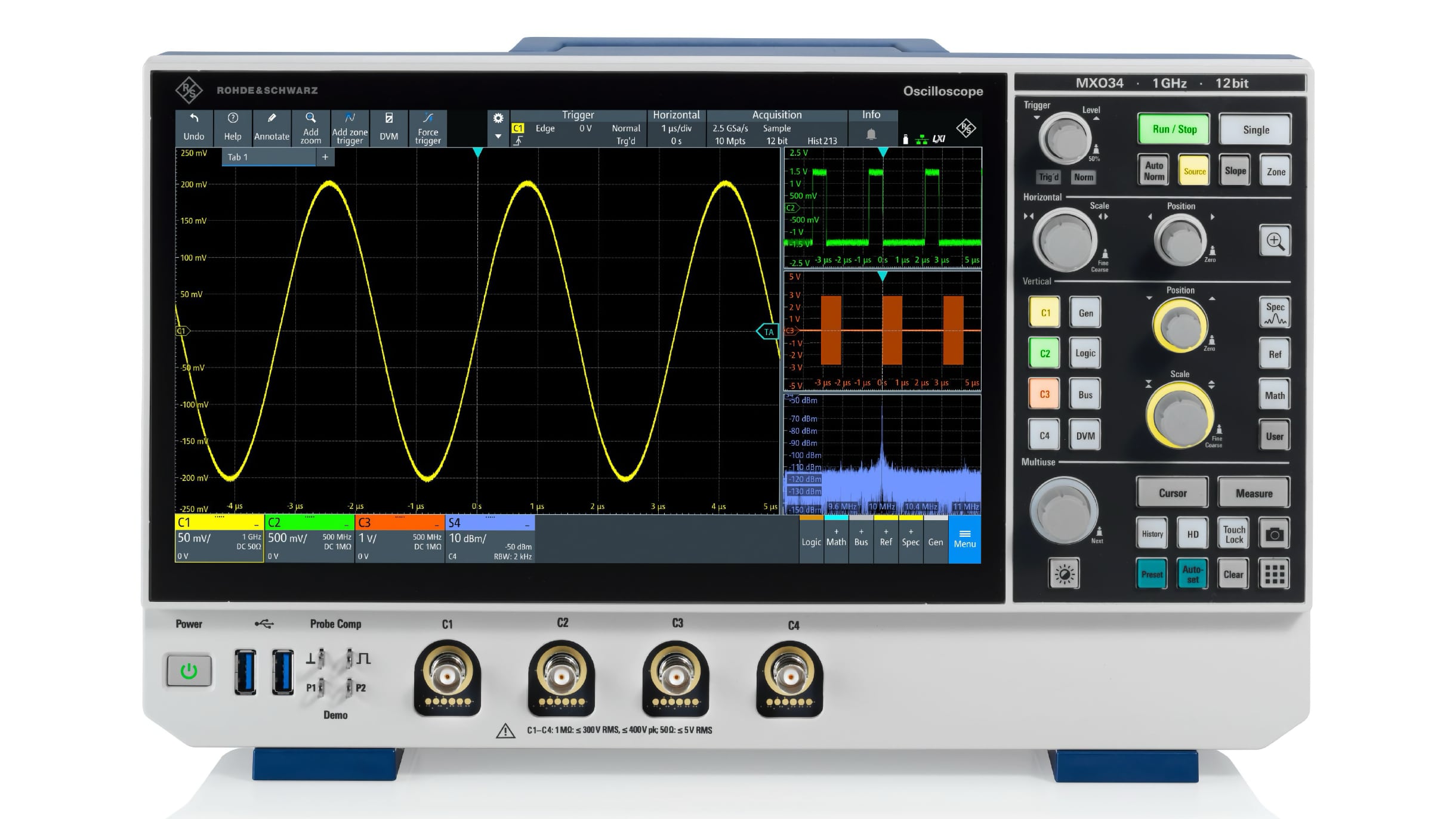 R&S MXO 3 - 12-bit ADC precision