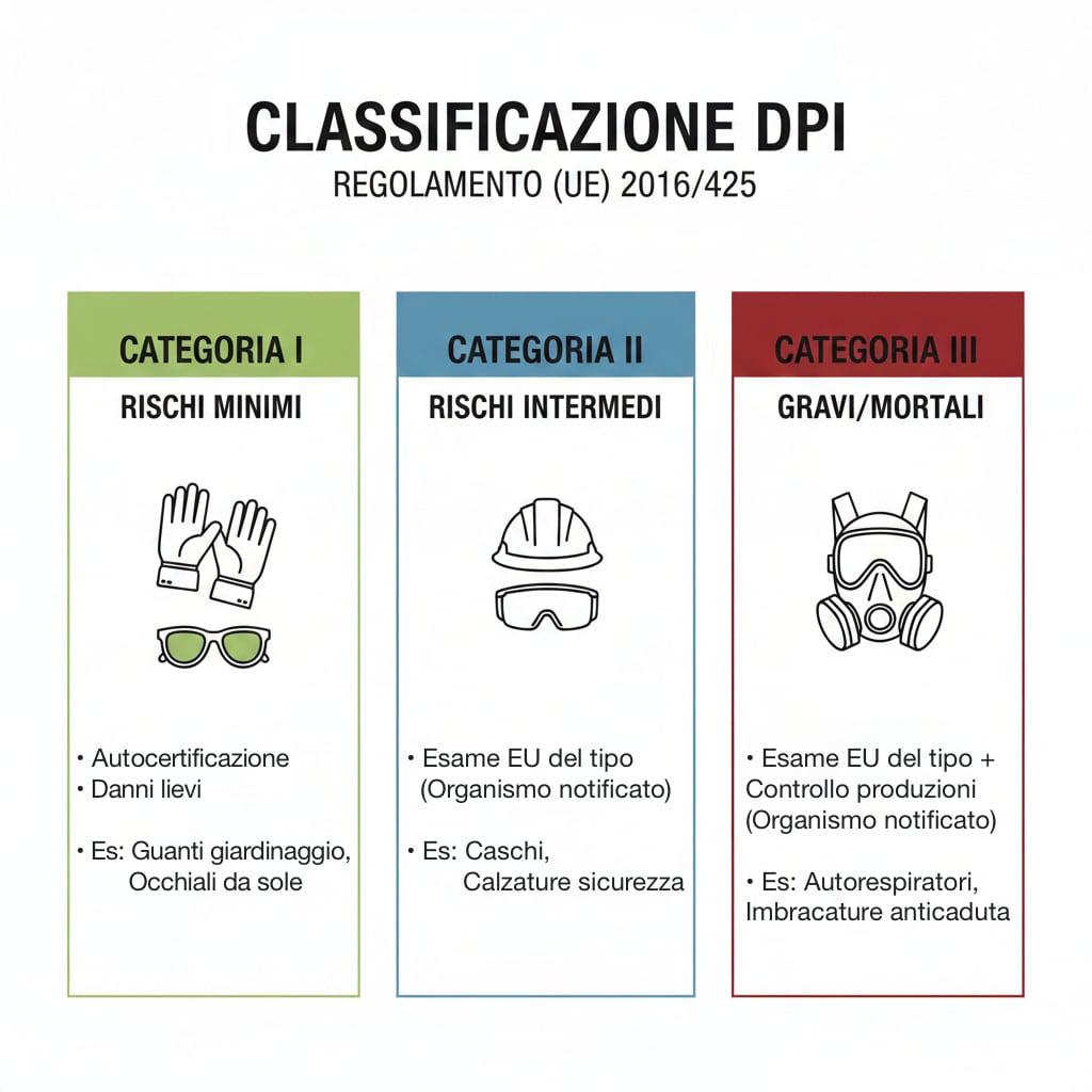 Classificazione DPI Categorie 1 2 3