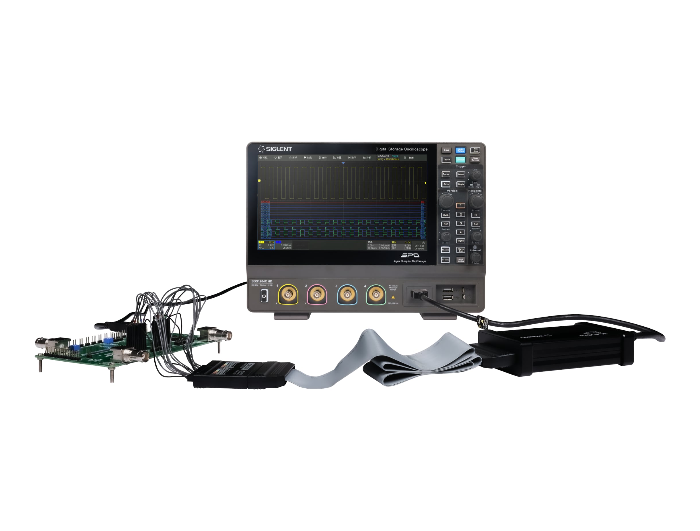 SIGLENT SDS1204X HD Oscilloscopio