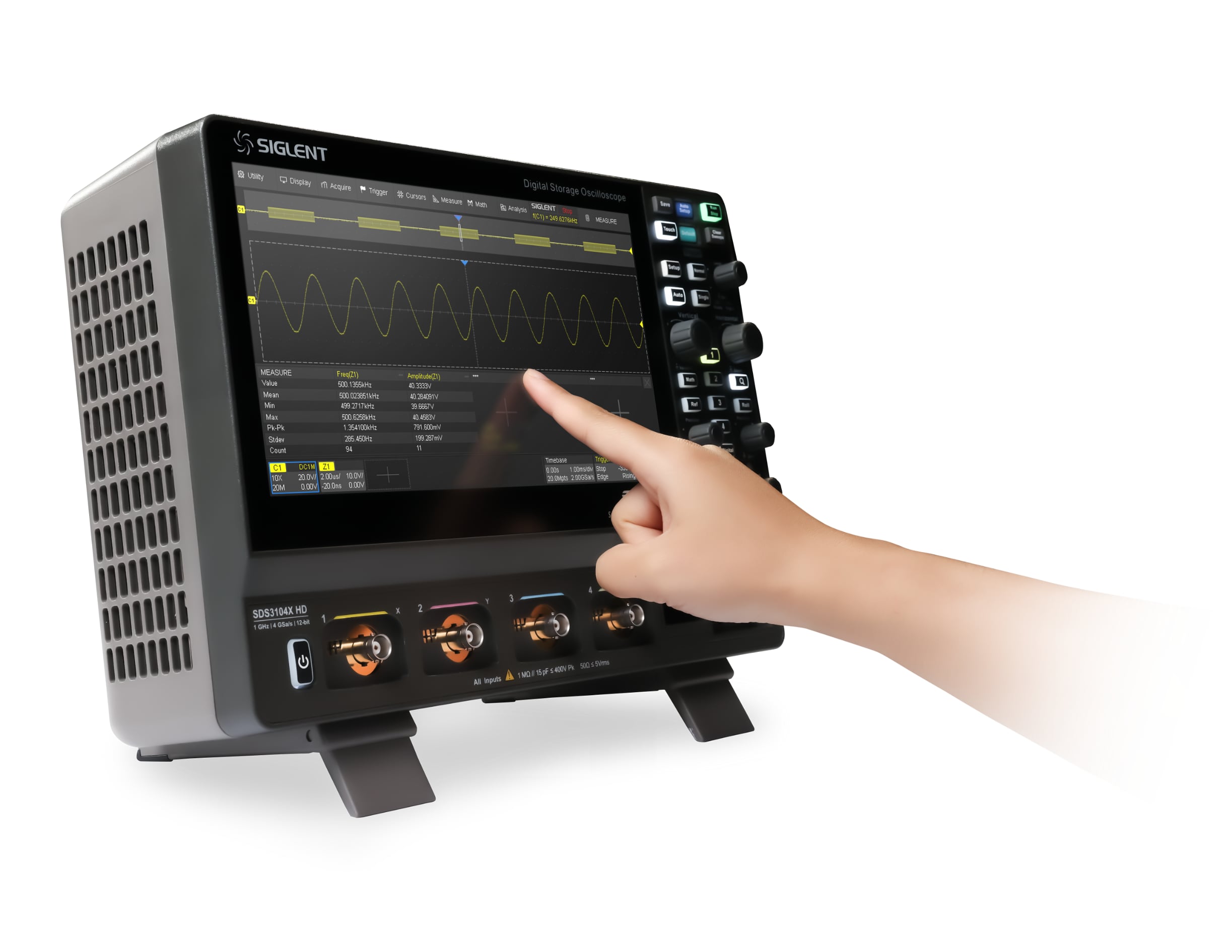 SIGLENT SDS3104X HD Oscilloscopio