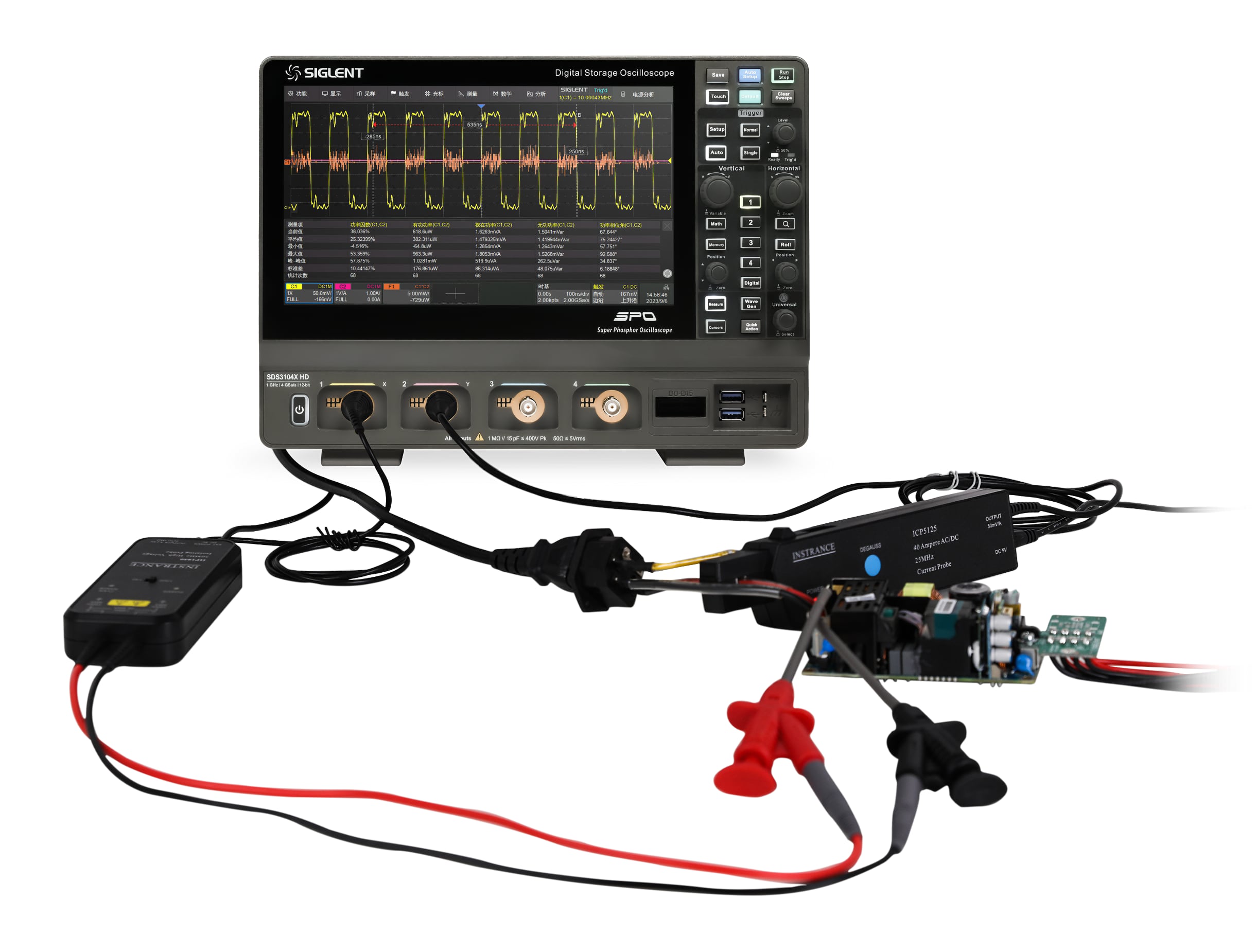 SIGLENT SDS3104X HD Oscilloscopio