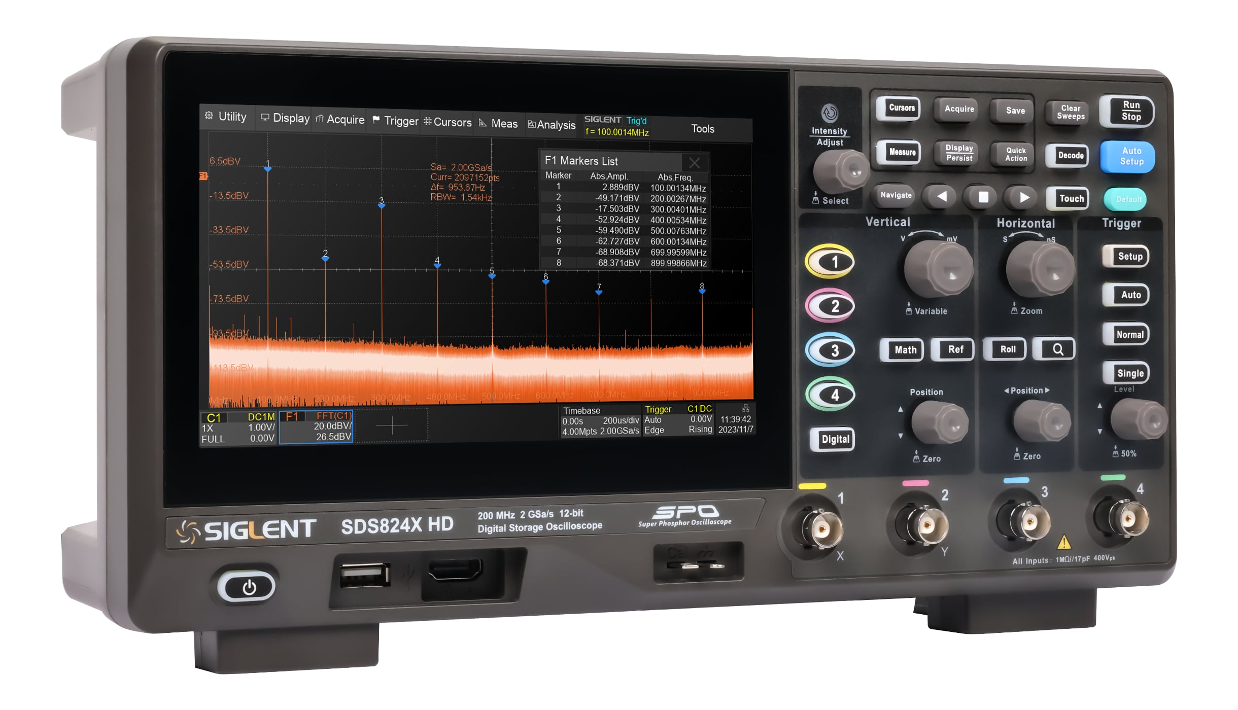 SIGLENT SDS824X HD Oscilloscope
