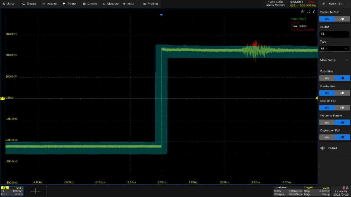 Hardware-based High Speed Mask Test Function