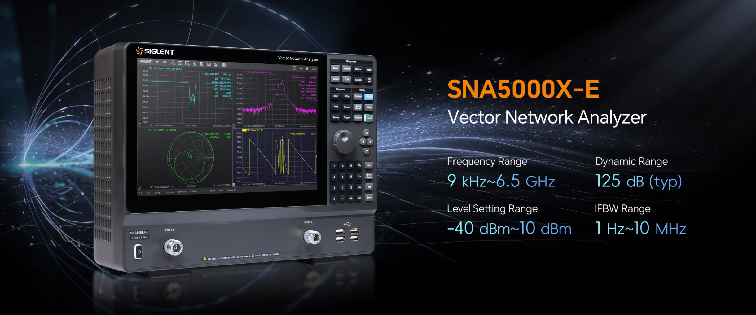 SIGLENT SNA5000X-E Vector Network Analyzer